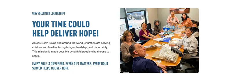 Why volunteer leadership section