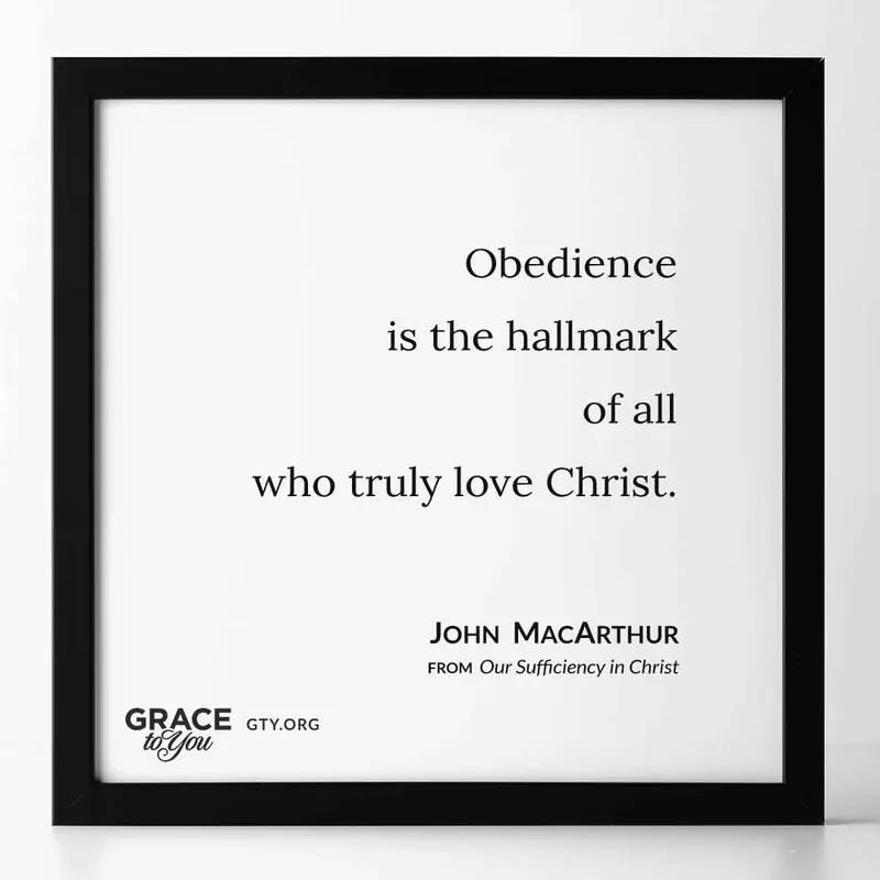 Obedience Is the Hallmark