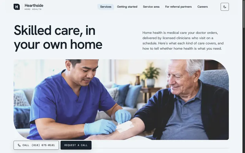 Hearthside — Services