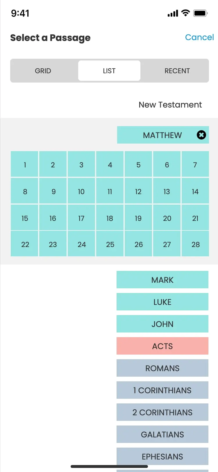 The Study Bible app — Navigate: verse