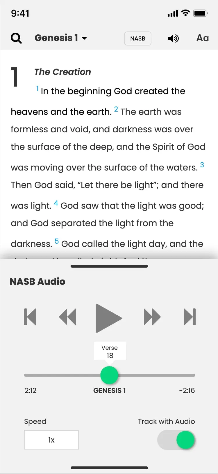 The Study Bible app — Audio Bible