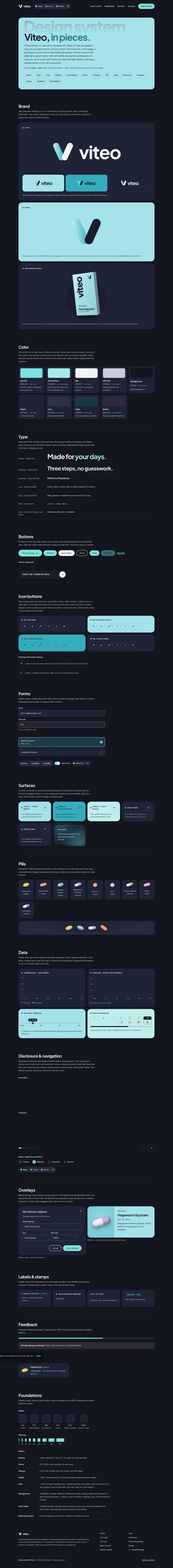 Viteo — Design system