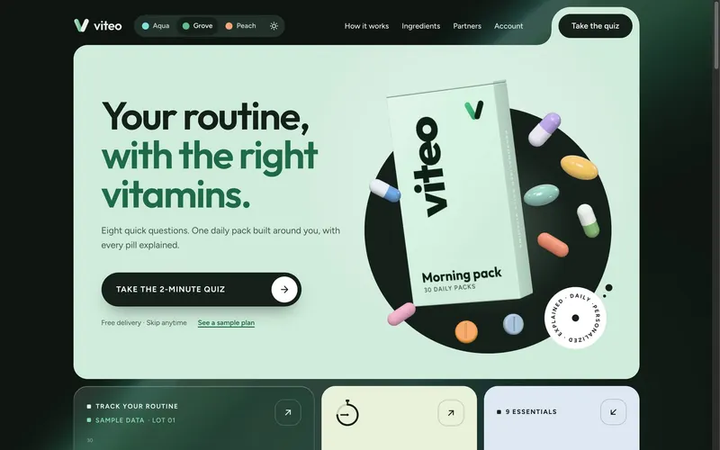Viteo — Grove · Dark