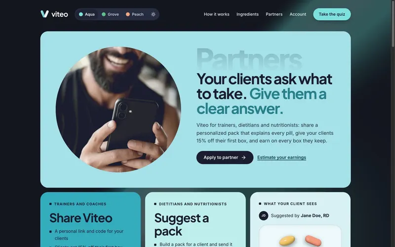 Viteo — For professionals
